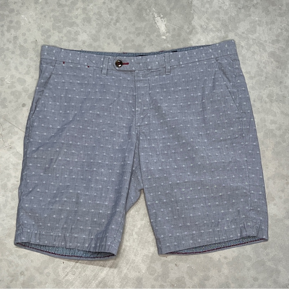 Ted Baker London Shorts Mens 36 Casual Comfort Golf Chino Geometric Print